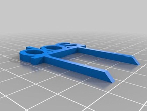 özelleştirilmiş bahçe işareti dos benim açık 3d print model - Mito3D