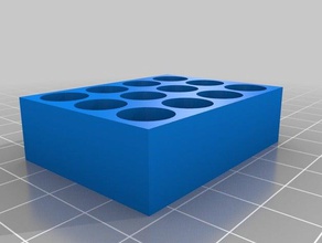 my customized cuvettevial rack tool holders boxes 3d print model - Mito3D