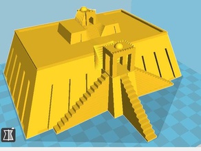 ziggurat ur buildings structures ancient civilizations architecture babylon history iraq mesopotamia model pyramids sumerian wargaming 3d print model - Mito3D