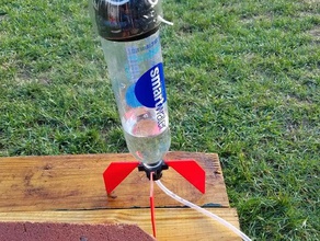 bottiglietta di acqua a razzo sport all'aperto 3d print model - Mito3D