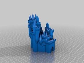pd castelo edifícios estruturas personalizado 3d print model - Mito3D