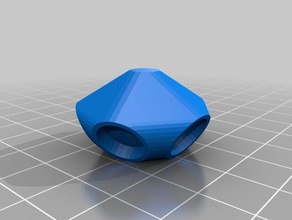 my customized icosahedron connectors sculptures 3d print model - Mito3D