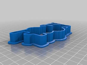 woof cookie cutter kitchen dining customized 3d print model - Mito3D
