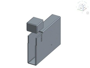 caja de tarjeta clip organización 3d print model - Mito3D