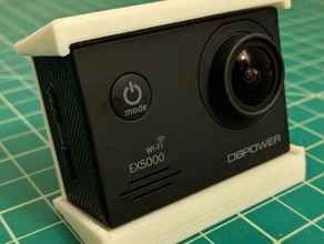 dbpower ex5000 tilt case camera action cam 3d print model - Mito3D