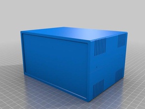 12v battery enclosure qty 2 sla0925 ultimate parametric box electronics customized 3d print model - Mito3D