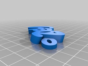 zoey lila Schlüsselanhänger angepasst 3d print model - Mito3D