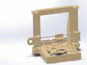plywoodbot 3d las impresoras Impresora Las graber i3 prusa rework 3d print model - Mito3D
