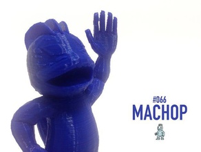 066 machop yaratıklar pokedex pokemon pokmon pokemons figürleri git oyuncak 3d print model - Mito3D
