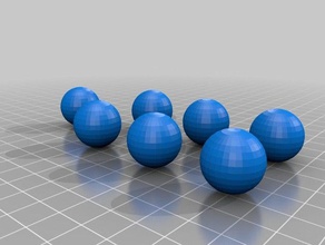 atom modeli puding erik öğrenme 3d print model - Mito3D