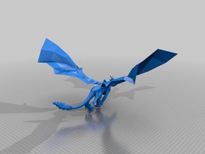 dragão 3d impressão rouge 3d print model - Mito3D
