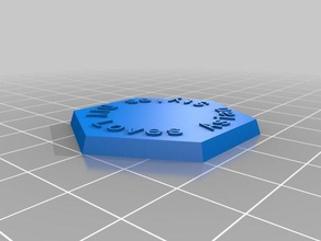 il mio personalizzati in miniatura piedistallo wtext puntelli 3d print model - Mito3D