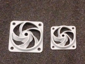 ızgara rejillas 3d yazıcı aksesuarlar 30mm Ön, orta kısmında fan 40mm 40x40 40 x mmlik guard kanalı kefen rejilla ventilador 3d print model - Mito3D