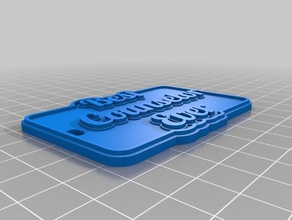 bce keychains customized 3d print model - Mito3D