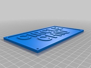 círculo hobby personalizado 3d print model - Mito3D
