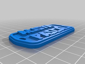portachiavi keychains customized 3d print model - Mito3D