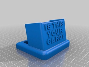 desktop stand deck cards 3d printing 3d print model - Mito3D