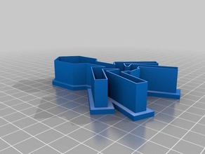 Bakteriophagen cookie-cutter Küche Essen Wissenschaft virus 3d print model - Mito3D