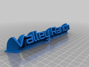 valley ranch office personalizado 3d print model - Mito3D