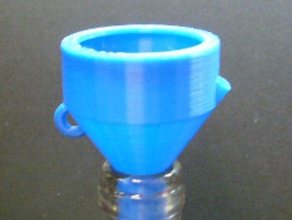 funnel wine bottle household 3d print model - Mito3D