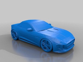 jaguar f-type v8 3d impresión 3d print model - Mito3D