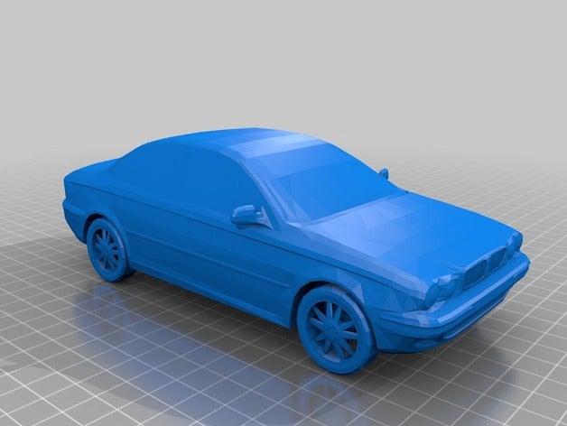 jaguar x-type Limousine 3d drucken 3D print model - Mito3D