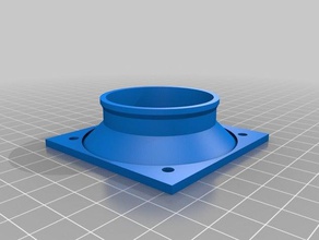 my customized ductpipe adaptor small printbeds too tools 3d print model - Mito3D