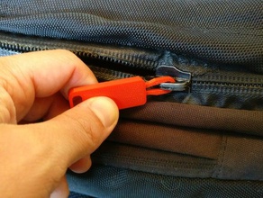 zip toggle replacement parts zipper pull 3d print model - Mito3D