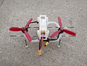 bicopter twincopter dualcopter rc vehicles drone fly flying helicopter multicopter osprey plane remote control vtol 3d print model - Mito3D