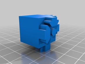 2020 extrusion corner building block 3d printer parts aluminum 3d print model - Mito3D