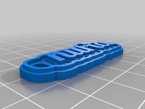 nuria pls keychains customized 3d print model - Mito3D