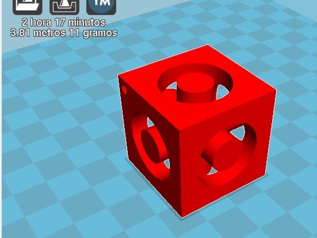 cubo quisalrod Anahtarlık llavero 3D print model - Mito3D
