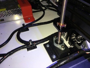 tarantula lead screw pillow bearing support 3d printing tevo printer stabilizer 3d print model - Mito3D