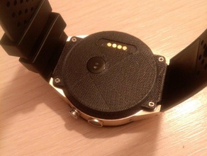 Rückseite der smartwatch kw88 gadgets 3d print model - Mito3D