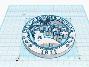 city pawnee seal 3d printing 3d print model - Mito3D