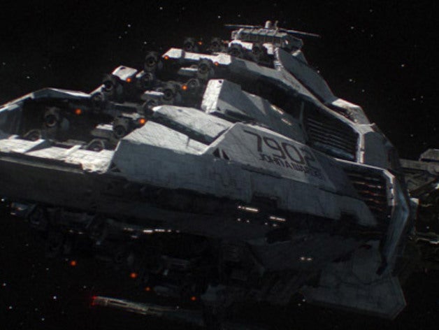 starship troopers art la invasión 3D print model - Mito3D