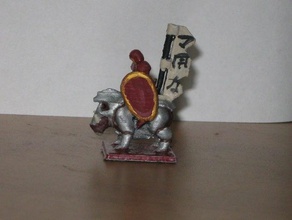 gnome cavalier battle boar people dnd dungeons dragons mini miniature pig war 3d print model - Mito3D