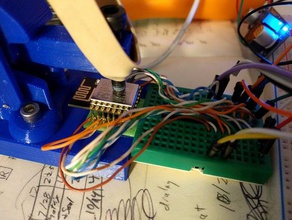 esp8266 pogo pin la base del carrello l'elettronica 12-e 3d print model - Mito3D