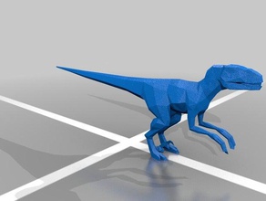 velociraptor trex de vídeo jogos dinossauros jurassic park t-rex 3d print model - Mito3D