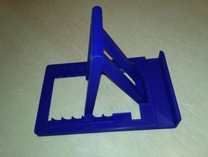 enhanced universal tablet stand openscad 3d print model - Mito3D
