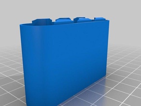 4x1 aa bottom 35x148 containers customized 3d print model - Mito3D