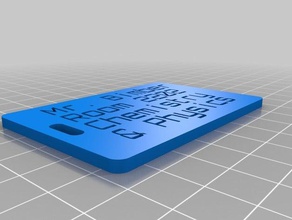 bimber chem física organização personalizado 3d print model - Mito3D
