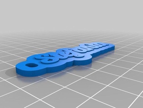 stefania base i portachiavi personalizzato 3d print model - Mito3D