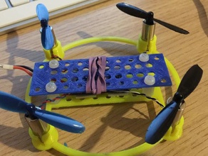 ascopter frame customizable quadcopter rc vehicles openscad 3d print model - Mito3D
