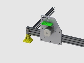 el buey de arrastre la cadena montaje otros abierto construye cnc 3d print model - Mito3D
