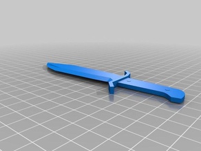 el cuchillo decoración hunter 3d print model - Mito3D