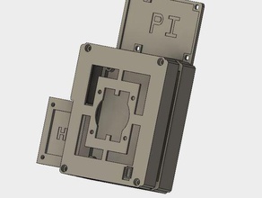 anet a8 placa de cubierta la cama caliente del módulo poder ras pi v3 monte 3d impresora accesorios principal 3d print model - Mito3D