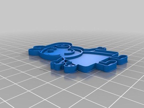 peppa cookie cutter 02 3d printing 3d print model - Mito3D