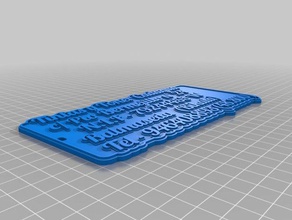 sello Anahtarlık özelleştirilmiş 3d print model - Mito3D