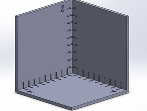 x-y-z cartesian plane math 3d graphing calculus grid 3d print model - Mito3D